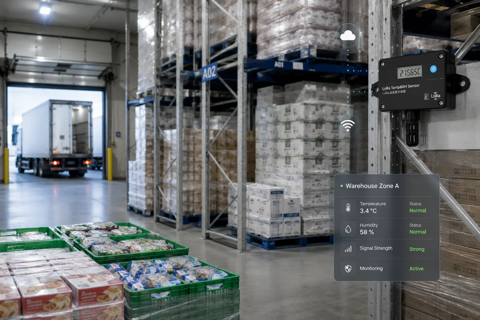 Programska oprema za hladno verigo in varnost živil za FMCG logistiko in skladišča