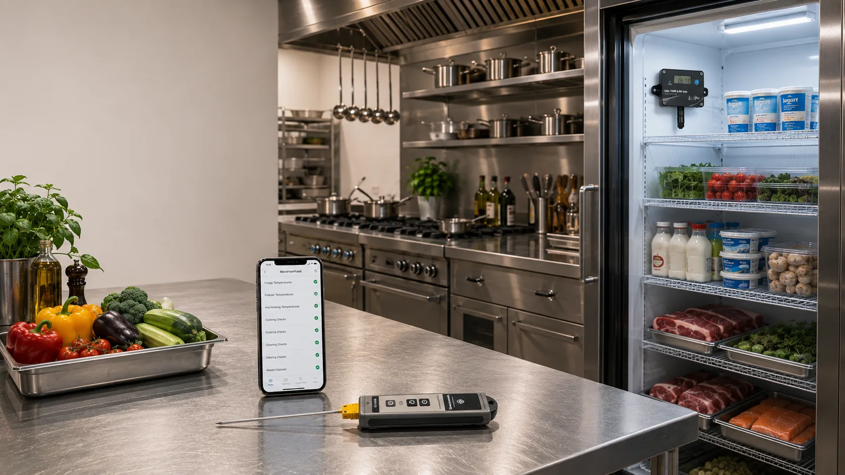 Automated Temperature Monitoring for Food Safety